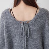 ブークレV開きニットプルオーバー | RMAF NICE CLAUP / OLIVE des OLIVE | 詳細画像61