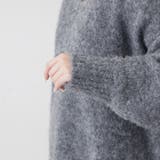 ブークレV開きニットプルオーバー | RMAF NICE CLAUP / OLIVE des OLIVE | 詳細画像63