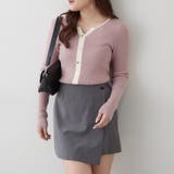 キーネックカーディガンライクリブプルオーバー | RMAF　NICE CLAUP / OLIVE des OLIVE | 詳細画像12 