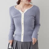 キーネックカーディガンライクリブプルオーバー | RMAF　NICE CLAUP / OLIVE des OLIVE | 詳細画像17 