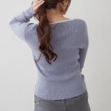 キーネックカーディガンライクリブプルオーバー | RMAF　NICE CLAUP / OLIVE des OLIVE | 詳細画像19 