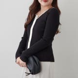 キーネックカーディガンライクリブプルオーバー | RMAF　NICE CLAUP / OLIVE des OLIVE | 詳細画像29 