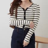 キーネックカーディガンライクリブプルオーバー | RMAF　NICE CLAUP / OLIVE des OLIVE | 詳細画像36 