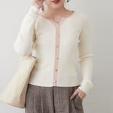 キーネックカーディガンライクリブプルオーバー | RMAF　NICE CLAUP / OLIVE des OLIVE | 詳細画像3 