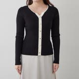 キーネックカーディガンライクリブプルオーバー | RMAF　NICE CLAUP / OLIVE des OLIVE | 詳細画像44 