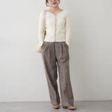 キーネックカーディガンライクリブプルオーバー | RMAF　NICE CLAUP / OLIVE des OLIVE | 詳細画像6 