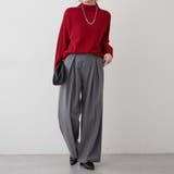 【5色展開】エポーレットショルダーハイネックプルオーバー | RMAF　NICE CLAUP / OLIVE des OLIVE | 詳細画像9 