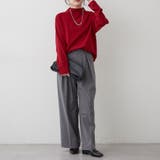 【5色展開】エポーレットショルダーハイネックプルオーバー | RMAF　NICE CLAUP / OLIVE des OLIVE | 詳細画像10 