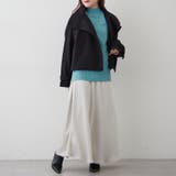 【5色展開】エポーレットショルダーハイネックプルオーバー | RMAF　NICE CLAUP / OLIVE des OLIVE | 詳細画像26 