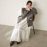 【nane】ダブルフェイスカーディガン | RMAF　NICE CLAUP / OLIVE des OLIVE | 詳細画像9 