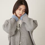 【nane】ダブルフェイスカーディガン | RMAF　NICE CLAUP / OLIVE des OLIVE | 詳細画像14 