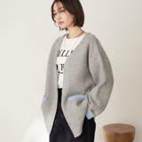 【nane】ダブルフェイスカーディガン | RMAF　NICE CLAUP / OLIVE des OLIVE | 詳細画像16 