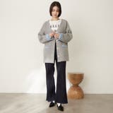 【nane】ダブルフェイスカーディガン | RMAF　NICE CLAUP / OLIVE des OLIVE | 詳細画像21 