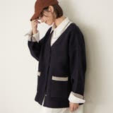 【nane】ダブルフェイスカーディガン | RMAF　NICE CLAUP / OLIVE des OLIVE | 詳細画像25 