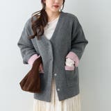 【nane】ダブルフェイスカーディガン | RMAF　NICE CLAUP / OLIVE des OLIVE | 詳細画像37 