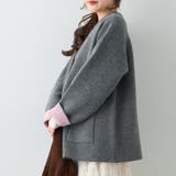 【nane】ダブルフェイスカーディガン | RMAF　NICE CLAUP / OLIVE des OLIVE | 詳細画像38 