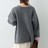 【nane】ダブルフェイスカーディガン | RMAF　NICE CLAUP / OLIVE des OLIVE | 詳細画像39 