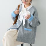 【nane】ダブルフェイスカーディガン | RMAF　NICE CLAUP / OLIVE des OLIVE | 詳細画像44 