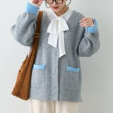 【nane】ダブルフェイスカーディガン | RMAF　NICE CLAUP / OLIVE des OLIVE | 詳細画像48 