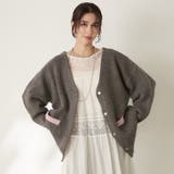 【nane】ダブルフェイスカーディガン | RMAF　NICE CLAUP / OLIVE des OLIVE | 詳細画像4 