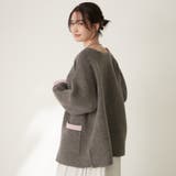 【nane】ダブルフェイスカーディガン | RMAF　NICE CLAUP / OLIVE des OLIVE | 詳細画像5 