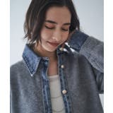 【Web限定】【nane】デニムドッキングカーディガン | RMAF　NICE CLAUP / OLIVE des OLIVE | 詳細画像9 