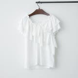 オフ | マルチウェイオフショルフリルTシャツ | RMAF NICE CLAUP / OLIVE des OLIVE
