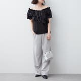 マルチウェイオフショルフリルTシャツ | RMAF NICE CLAUP / OLIVE des OLIVE | 詳細画像24