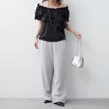 マルチウェイオフショルフリルTシャツ | RMAF NICE CLAUP / OLIVE des OLIVE | 詳細画像25