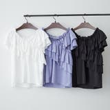 マルチウェイオフショルフリルTシャツ | RMAF NICE CLAUP / OLIVE des OLIVE | 詳細画像2
