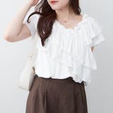 マルチウェイオフショルフリルTシャツ | RMAF NICE CLAUP / OLIVE des OLIVE | 詳細画像3