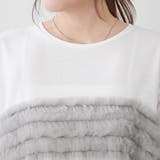 チュールフリルドッキングTシャツ | RMAF　NICE CLAUP / OLIVE des OLIVE | 詳細画像24 