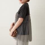 チュールフリルドッキングTシャツ | RMAF　NICE CLAUP / OLIVE des OLIVE | 詳細画像5 