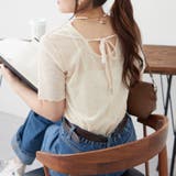 アイボリー | 2WAYリボン付プルオーバー | RMAF　NICE CLAUP / OLIVE des OLIVE