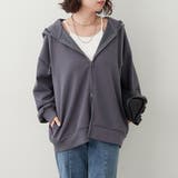 コクーンジップパーカー | RMAF　NICE CLAUP / OLIVE des OLIVE | 詳細画像1 