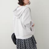 ライトグレー | コクーンジップパーカー | RMAF　NICE CLAUP / OLIVE des OLIVE