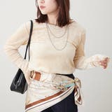 アイボリー | メロー長袖プルオーバー | RMAF　NICE CLAUP / OLIVE des OLIVE