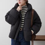 ブラック | 【WEB先行販売】裾ラウンドフェイクダウン | RMAF　NICE CLAUP / OLIVE des OLIVE