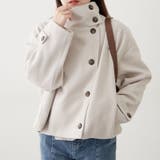 アイボリー | スタンドショートジャケット | RMAF　NICE CLAUP / OLIVE des OLIVE