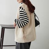 フェイクファーロングベスト | RMAF　NICE CLAUP / OLIVE des OLIVE | 詳細画像12 