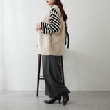 フェイクファーロングベスト | RMAF　NICE CLAUP / OLIVE des OLIVE | 詳細画像15 