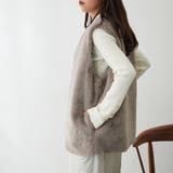 フェイクファーロングベスト | RMAF　NICE CLAUP / OLIVE des OLIVE | 詳細画像22 