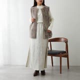 フェイクファーロングベスト | RMAF　NICE CLAUP / OLIVE des OLIVE | 詳細画像26 