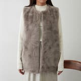 フェイクファーロングベスト | RMAF　NICE CLAUP / OLIVE des OLIVE | 詳細画像27 