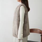 フェイクファーロングベスト | RMAF　NICE CLAUP / OLIVE des OLIVE | 詳細画像28 