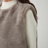 フェイクファーロングベスト | RMAF　NICE CLAUP / OLIVE des OLIVE | 詳細画像31 