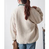 【WEB先行販売】ボア配色スタンドオーバーブルゾン | RMAF　NICE CLAUP / OLIVE des OLIVE | 詳細画像23 