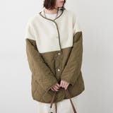 ボア切替キルトジャケット | RMAF　NICE CLAUP / OLIVE des OLIVE | 詳細画像18 