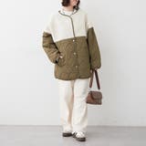 ボア切替キルトジャケット | RMAF　NICE CLAUP / OLIVE des OLIVE | 詳細画像22 