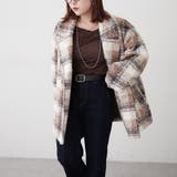【WEB先行販売】リングチェックダブルテーラージャケット | RMAF　NICE CLAUP / OLIVE des OLIVE | 詳細画像4 